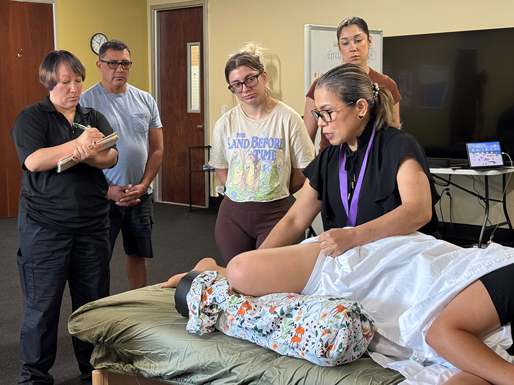 Neuromuscular Therapy Demonstration by NHI San Jose Instructor Gracia Rodriguez